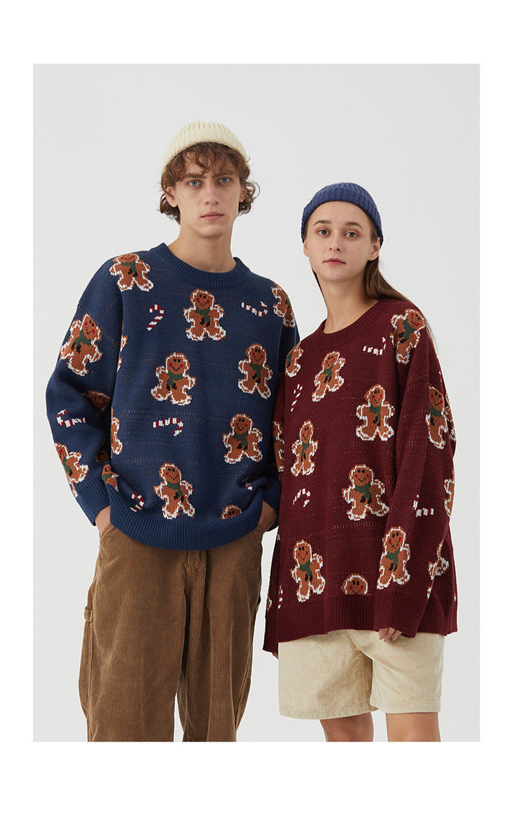 Sweater Men Women Students Boy Girl Sweaters Knitwear Pullover Men&