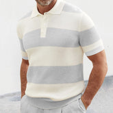 Mens Clothing Summer Fashion Lapel Sweater Short Sleeve Men Clothing Wears