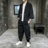 Chinese Style Linen Suit Men&