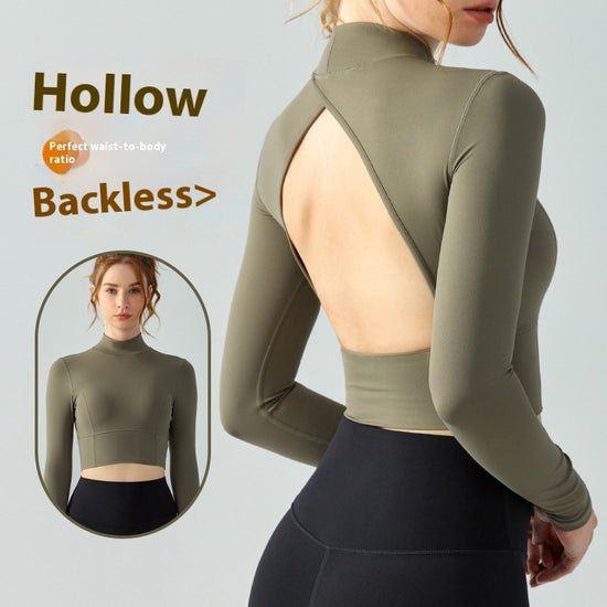 Stand Collar Fallwinter Yoga Wear Long Sleeve Women&