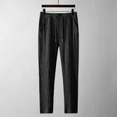 Leisure Suit Summer Loose Short Sleeve Top And Drawstring Trousers 