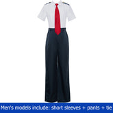 Men And Women Fashion Minimalist Cosplay Performance Clothing Sets