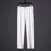 Leisure Suit Summer Loose Short Sleeve Top And Drawstring Trousers 