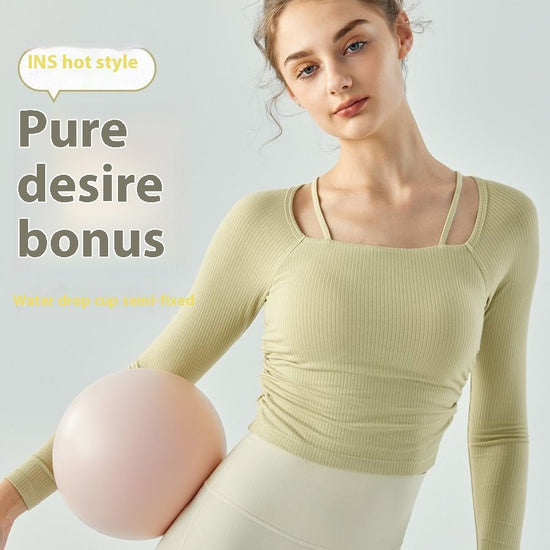 Pure Desire Style Yoga Long-sleeved Women&